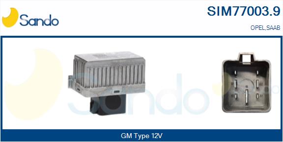 Centralina, tempo incandescenza SANDO SIM77003.9
