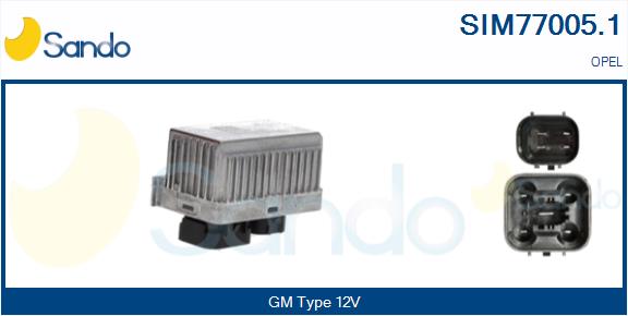 Centralina, tempo incandescenza SANDO SIM77005.1