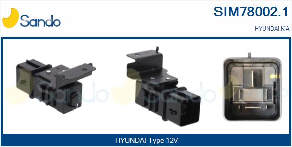 Rele', sistema di preriscaldamento SANDO SIM78002.1