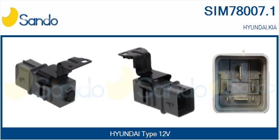 Rele', sistema di preriscaldamento SANDO SIM78007.1