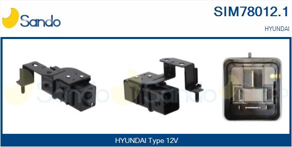 Rele', sistema di preriscaldamento SANDO SIM78012.1