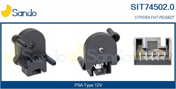 Interruttore ventola, riscaldamento/ventilazione SANDO SIT74502.0