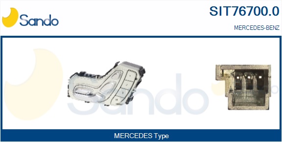 Interruttore, regolazione sedile SANDO SIT76700.0