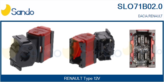 Interruttore, accensione / motorino d'avviamento SANDO SLO71B02.0