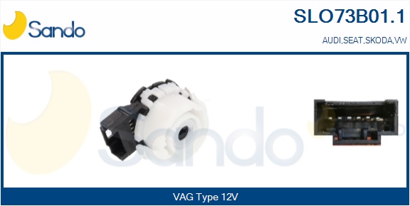 Interruttore, accensione / motorino d'avviamento SANDO SLO73B01.1