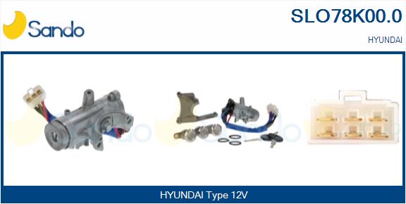 Kit serratura, bloccasterzo SANDO SLO78K00.0