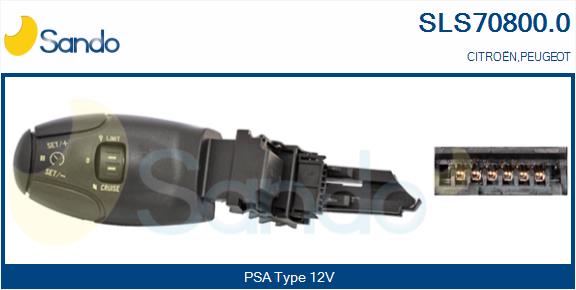 Interruttore comando, imp. regolazione velocita' SANDO SLS70800.0