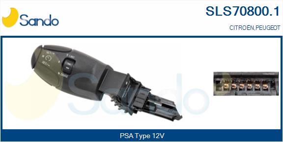 Interruttore comando, imp. regolazione velocita' SANDO SLS70800.1