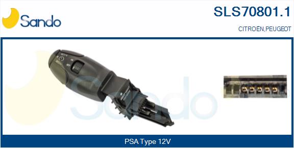 Interruttore comando, imp. regolazione velocita' SANDO SLS70801.1