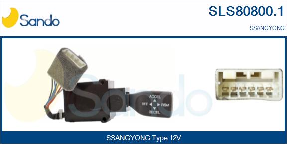 Interruttore comando, imp. regolazione velocita' SANDO SLS80800.1