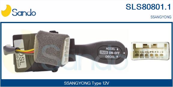 Interruttore comando, imp. regolazione velocita' SANDO SLS80801.1