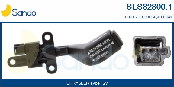 Interruttore comando, imp. regolazione velocita' SANDO SLS82800.1