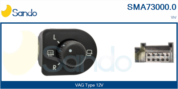 Comando, regolazione specchio SANDO SMA73000.0