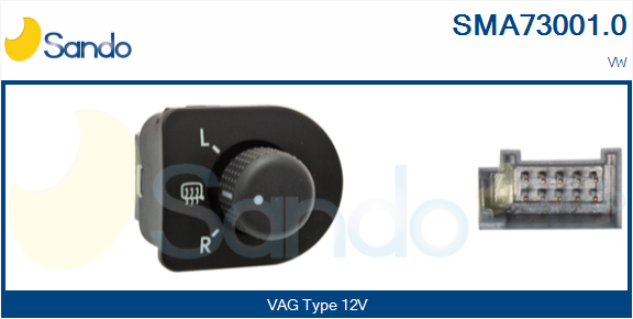 Comando, regolazione specchio SANDO SMA73001.0