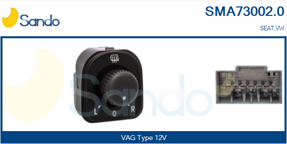 Comando, regolazione specchio SANDO SMA73002.0