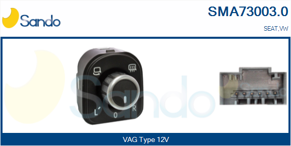 Comando, regolazione specchio SANDO SMA73003.0