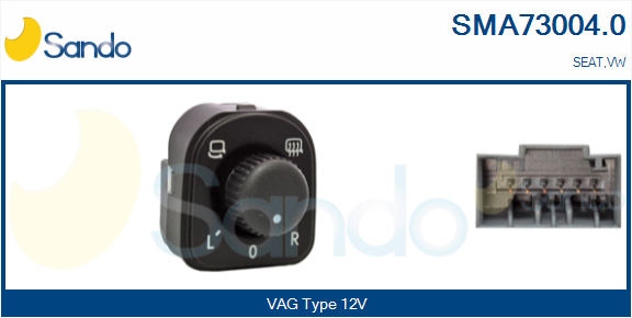 Comando, regolazione specchio SANDO SMA73004.0