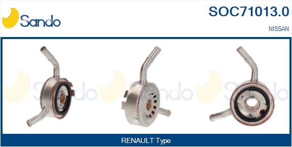 Radiatore olio, olio motore SANDO SOC71013.0