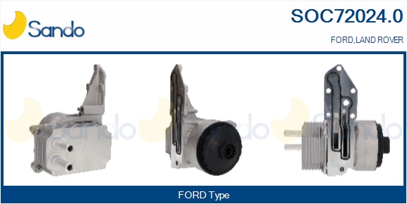 Radiatore olio, olio motore SANDO SOC72024.0