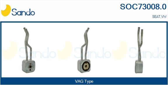 Radiatore olio, olio motore SANDO SOC73008.0