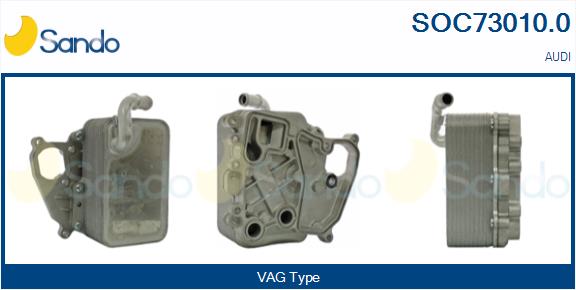 Radiatore olio, olio motore SANDO SOC73010.0