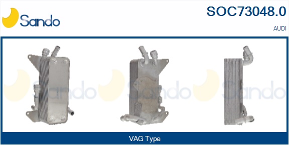 Radiatore olio, olio motore SANDO SOC73048.0