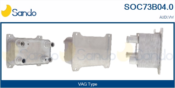 Radiatore olio, cambio automatico SANDO SOC73B04.0