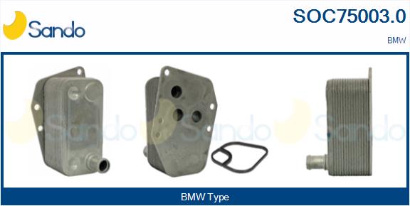 Radiatore olio, olio motore SANDO SOC75003.0