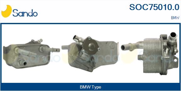 Radiatore olio, olio motore SANDO SOC75010.0