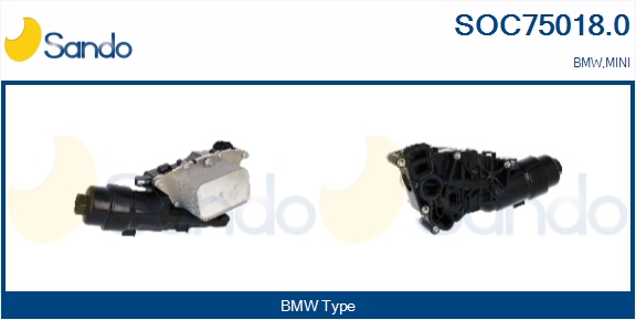 Radiatore olio, olio motore SANDO SOC75018.0