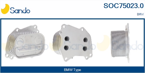 Radiatore olio, olio motore SANDO SOC75023.0