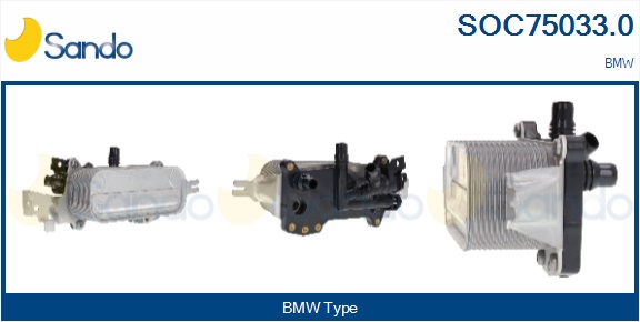 Radiatore olio, olio motore SANDO SOC75033.0