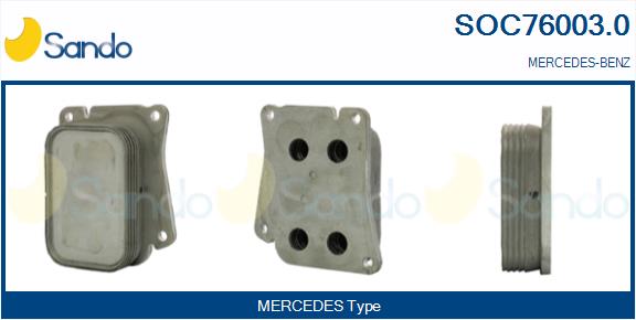 Radiatore olio, olio motore SANDO SOC76003.0