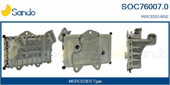 Radiatore olio, olio motore SANDO SOC76007.0