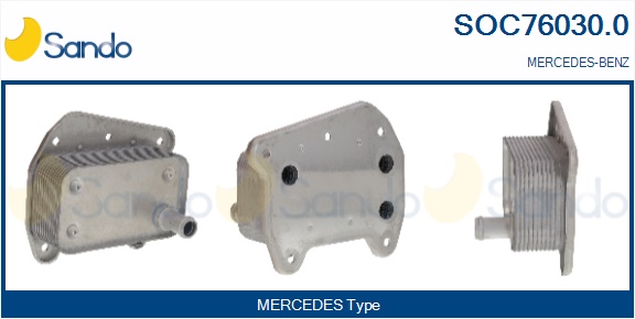 Radiatore olio, olio motore SANDO SOC76030.0