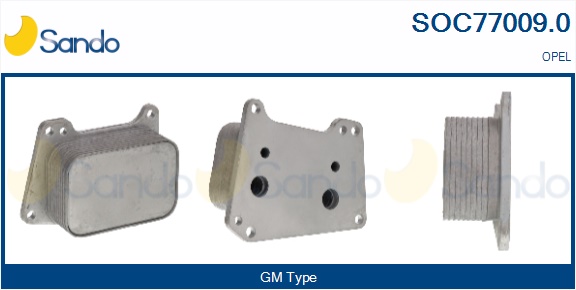 Radiatore olio, olio motore SANDO SOC77009.0