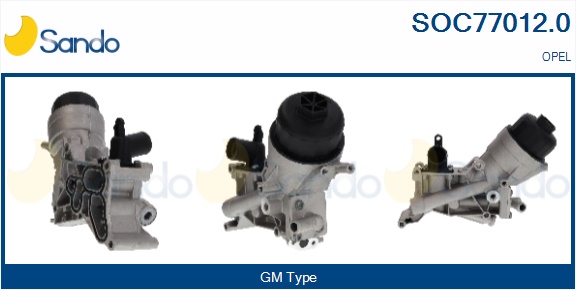 Radiatore olio, olio motore SANDO SOC77012.0