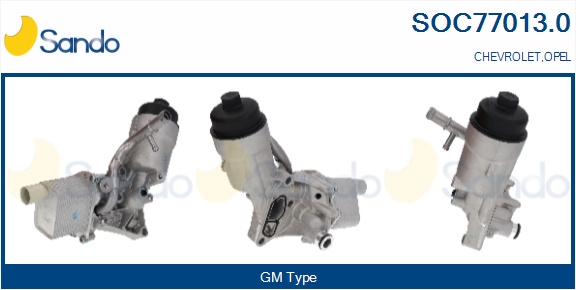 Radiatore olio, olio motore SANDO SOC77013.0