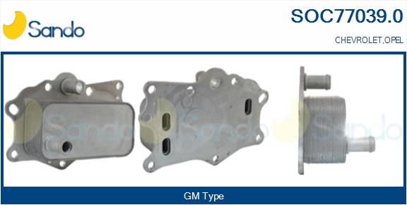 Radiatore olio, olio motore SANDO SOC77039.0