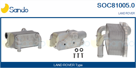 Radiatore olio, olio motore SANDO SOC81005.0