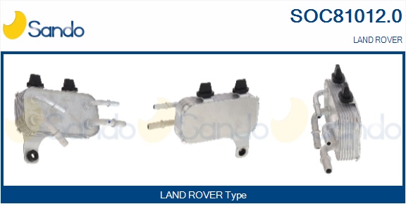 Radiatore olio, olio motore SANDO SOC81012.0