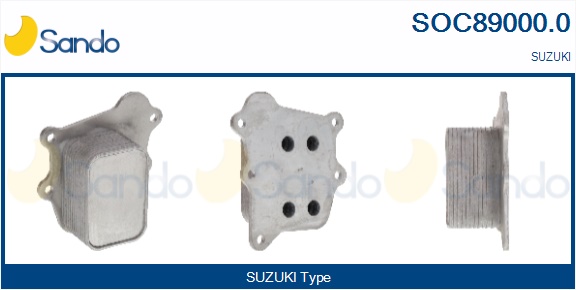 Radiatore olio, olio motore SANDO SOC89000.0