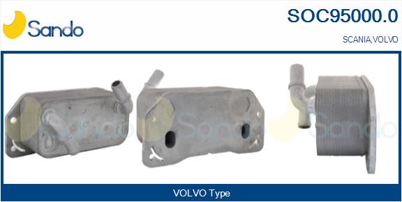 Radiatore olio, olio motore SANDO SOC95000.0