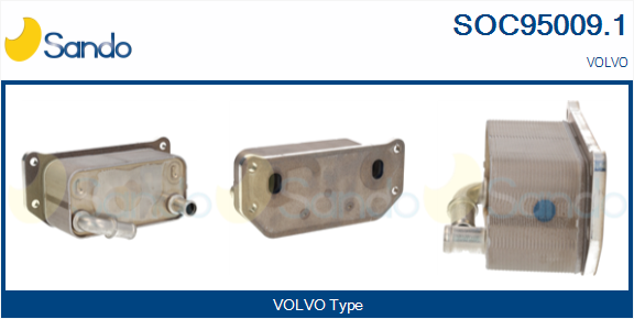 Radiatore olio, olio motore SANDO SOC95009.1