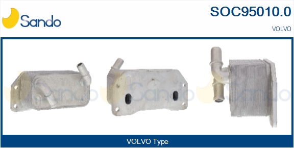 Radiatore olio, olio motore SANDO SOC95010.0