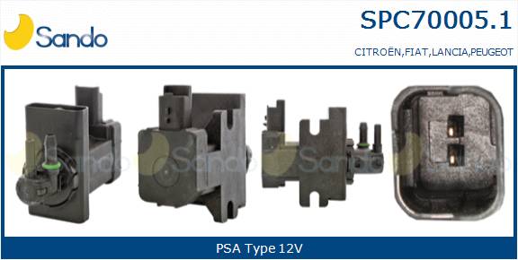  CONVERTITORE PRESSIONE CONTROLLO GAS SCARICO CITROEN
