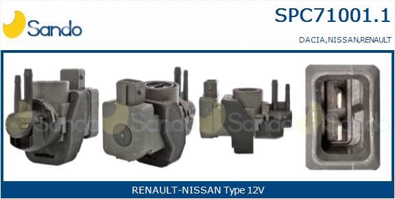 SANDO CONVERTITORE PRESSIONE. CONTROLLO GAS SCARICO DACIA