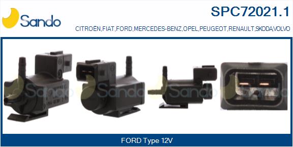 Convertitore pressione, controllo gas scarico SANDO SPC72021.1