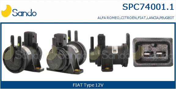  CONVERTITORE PRESSIONE CONTROLLO GAS SCARICO ALFA ROMEO