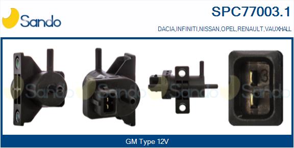 Convertitore pressione, controllo gas scarico SANDO SPC77003.1